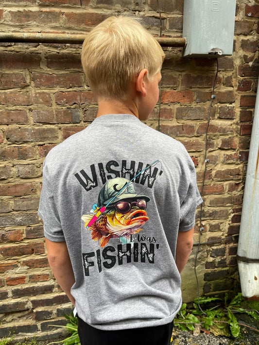Wishin' I Was Fishin' Tee